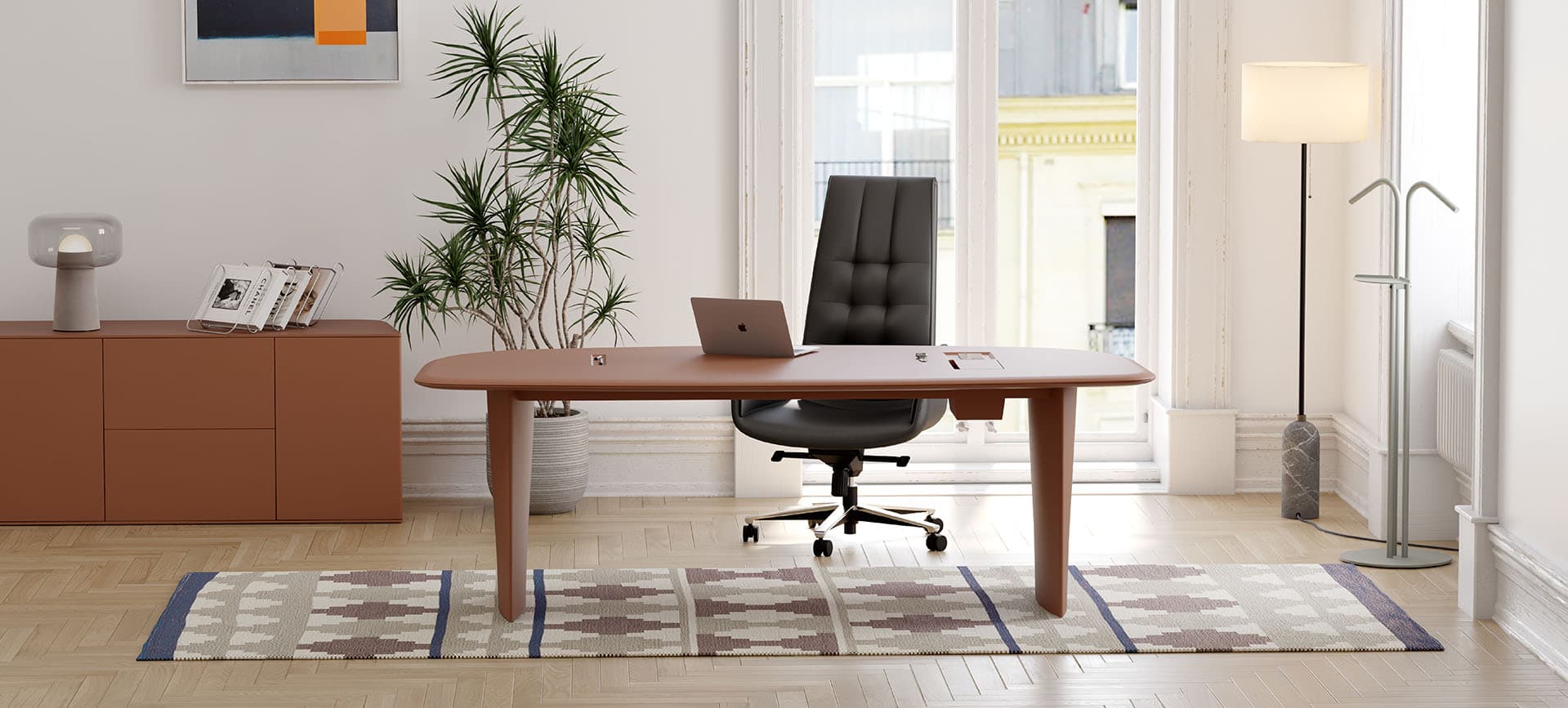 Modern Yönetici Ofisleri: Moon ile Zamansız Tasarım Estetiği